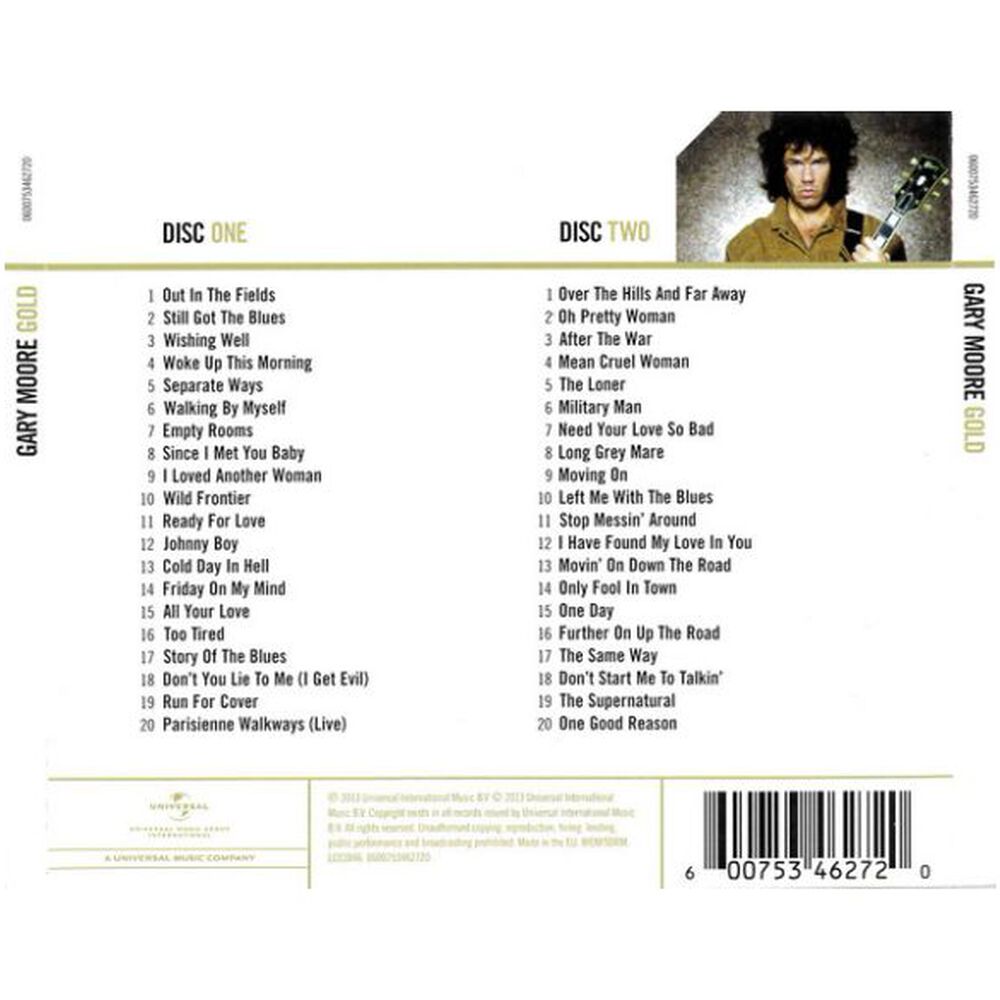 Gary Moore - Gold (2cd) | Cd image number 1.0