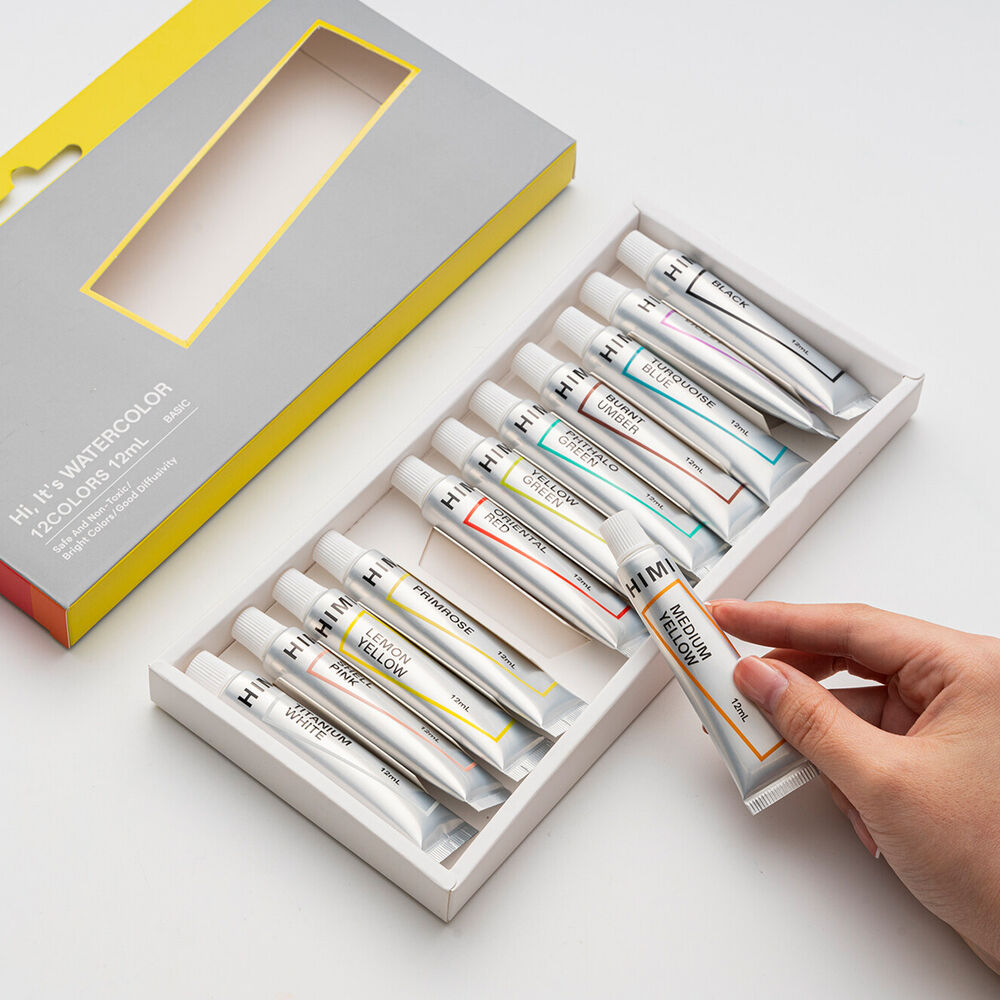 Himi Set Tubos De Acuarela 12 Ml 24 Colores image number 1.0