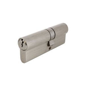 Cilindro Odis Llave-llave Estándar 80mm (35-45) Leva Centrada Plata.