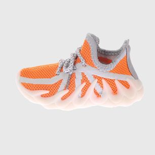Zapatilla Kids Naranjo Gris Bbo Art. E20974orangegrey
