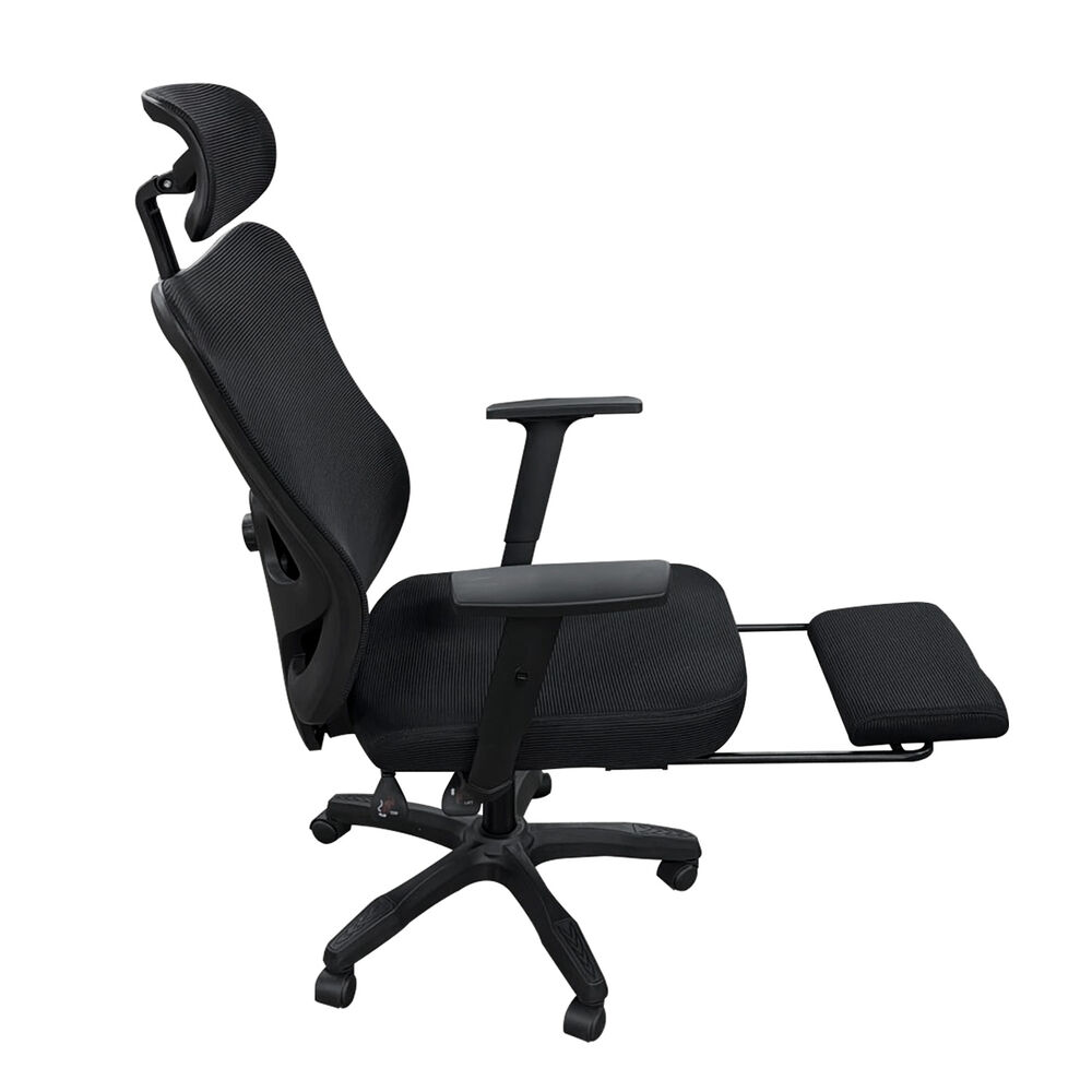 Silla Ergonómica Reclinable Con Reposapiés Máximo Confort Para Tu Oficina image number 0.0