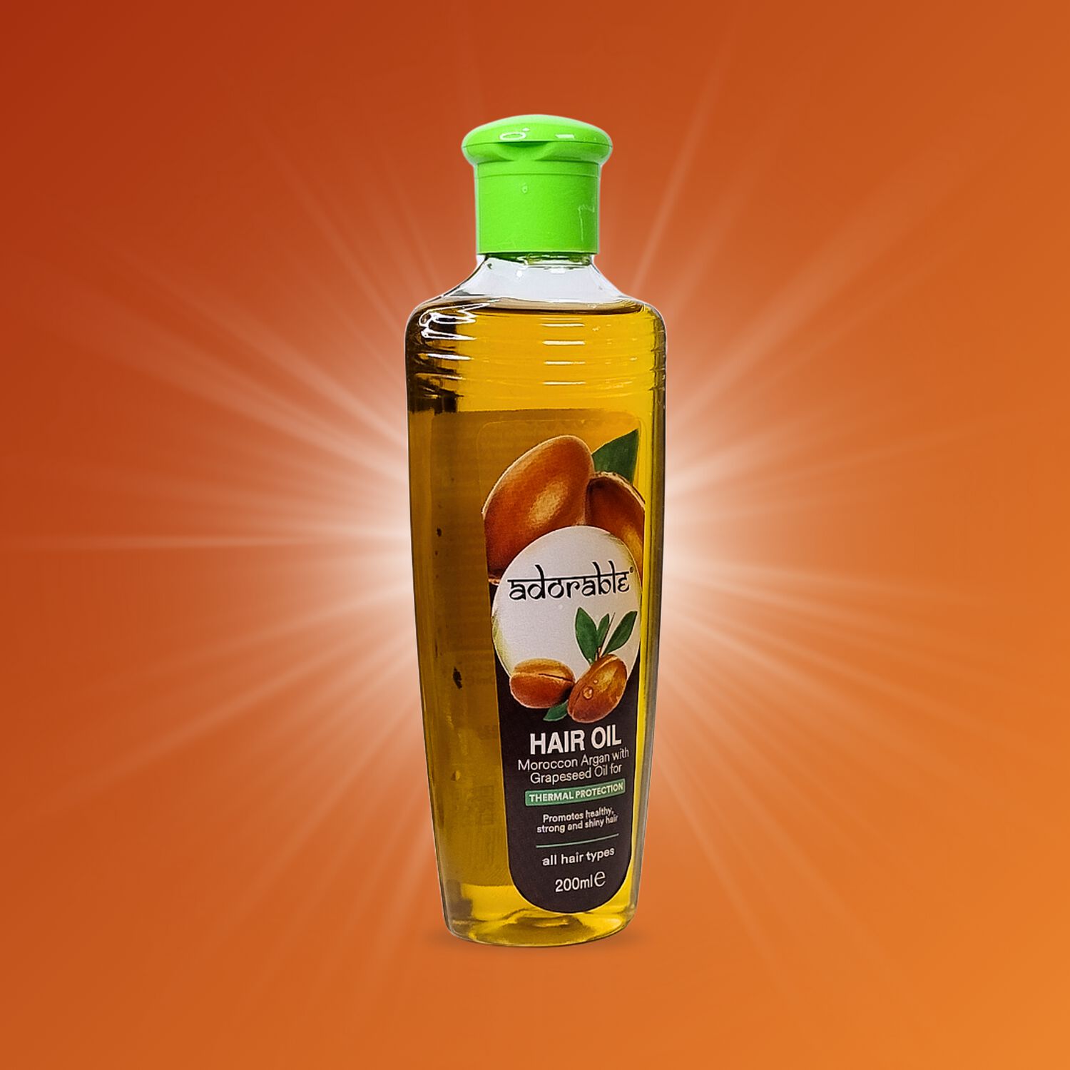 Adorable Aceite Capilar Argan & Prot. T&eacute;rmica 200 Ml image number 1.0