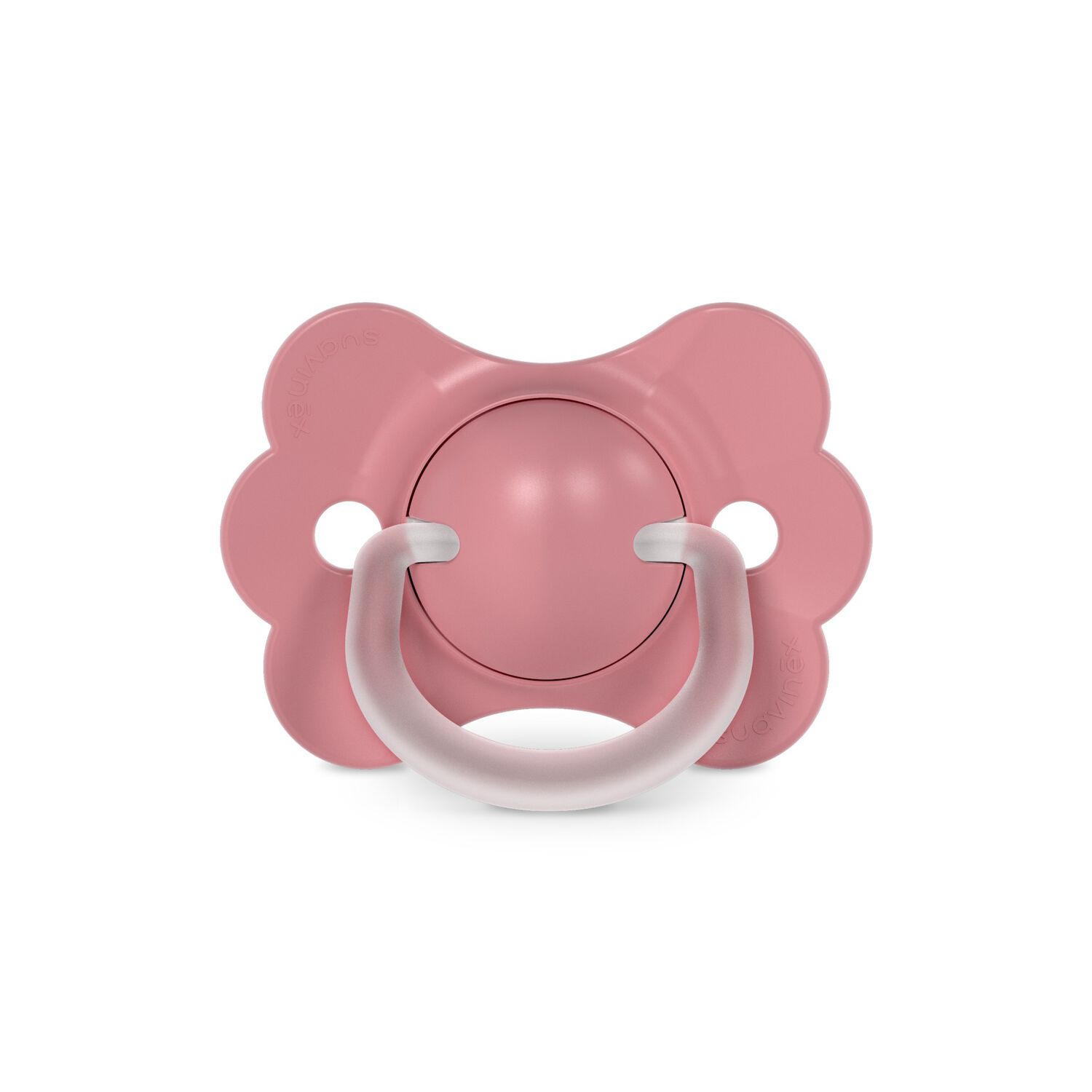 Chupete Wonder Butterfly Fisiol&oacute;gico Silicona 6/18m Liso Rosa image number 0.0