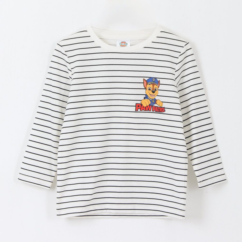 Polera Manga Larga Ni&ntilde;o Rayas Chase Blanco Paw Patrol image number 0.0