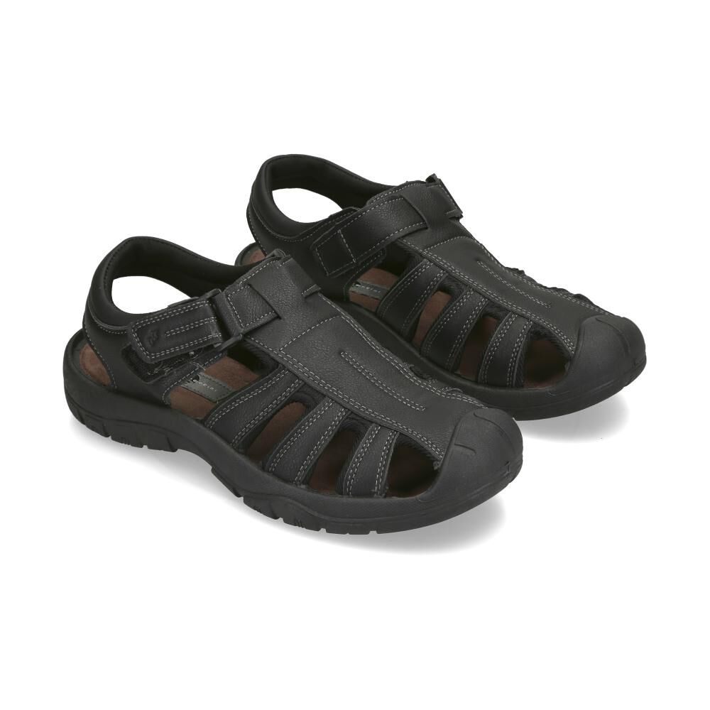 Sandalia Hombre Bruno Bertini Black image number 1.0