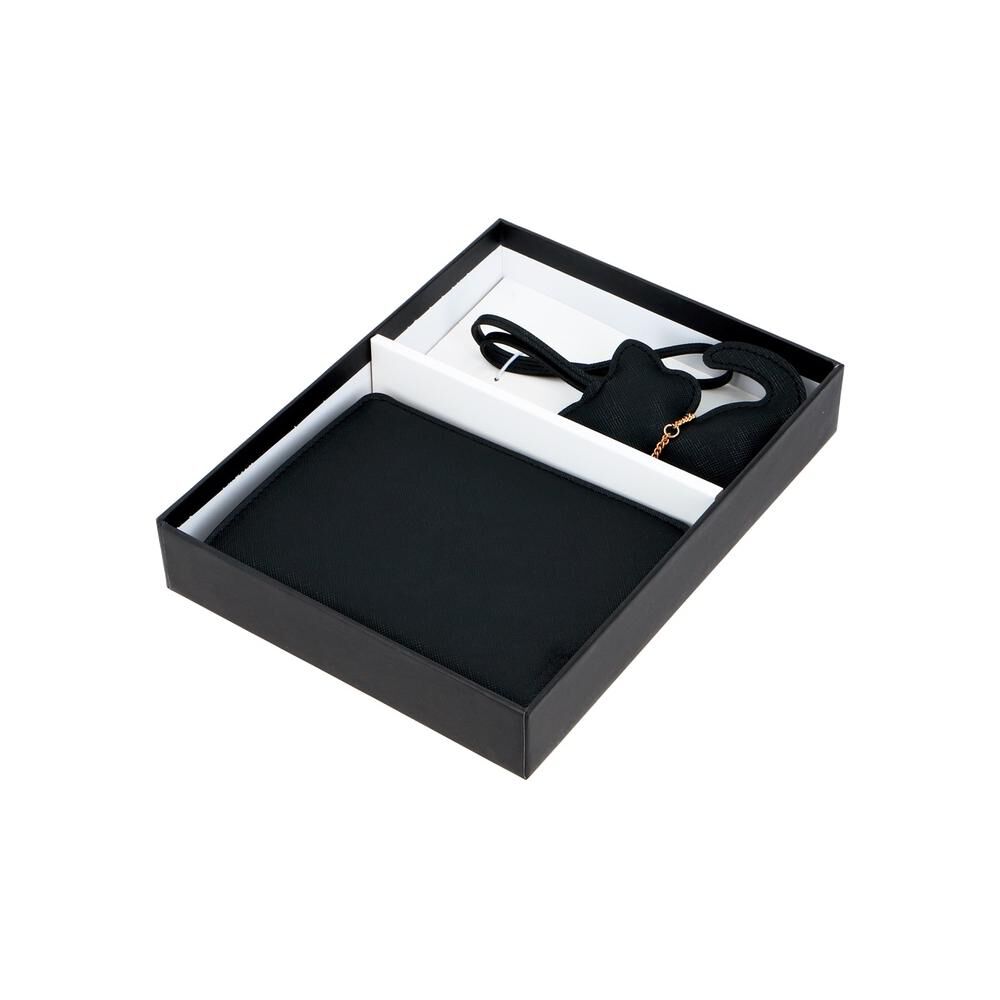 Set Portadocumentos + Llavero Secret Osma Sc6 Negro image number 1.0