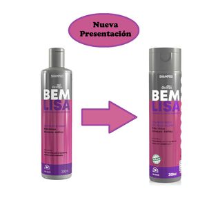 Shampoo Bem Lisa Nanocristalizada Repara 300ml Griffus