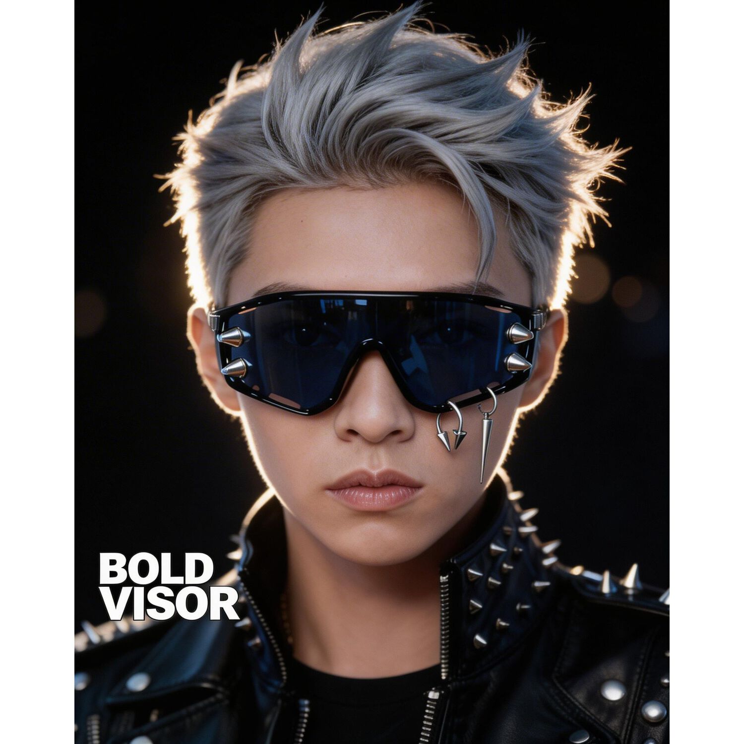 Lentes Retro Urbanos Kpop Steampunk Futuristas Hombre Electr image number 5.0