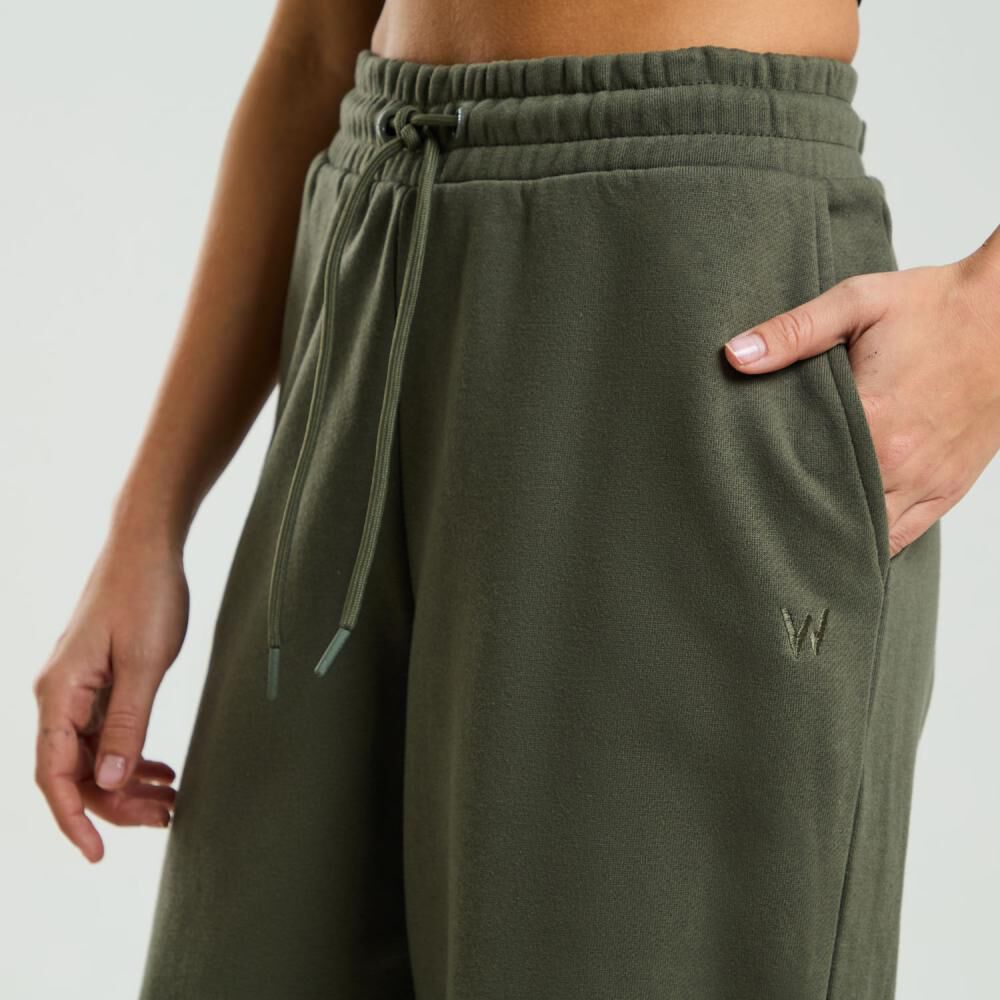 Pantalón De Buzo Deportivo Básico Mujer Wetland image number 4.0