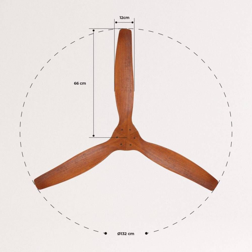 Ventilador De Techo Aviador Café Ajustable 52 Primaterm image number 2.0
