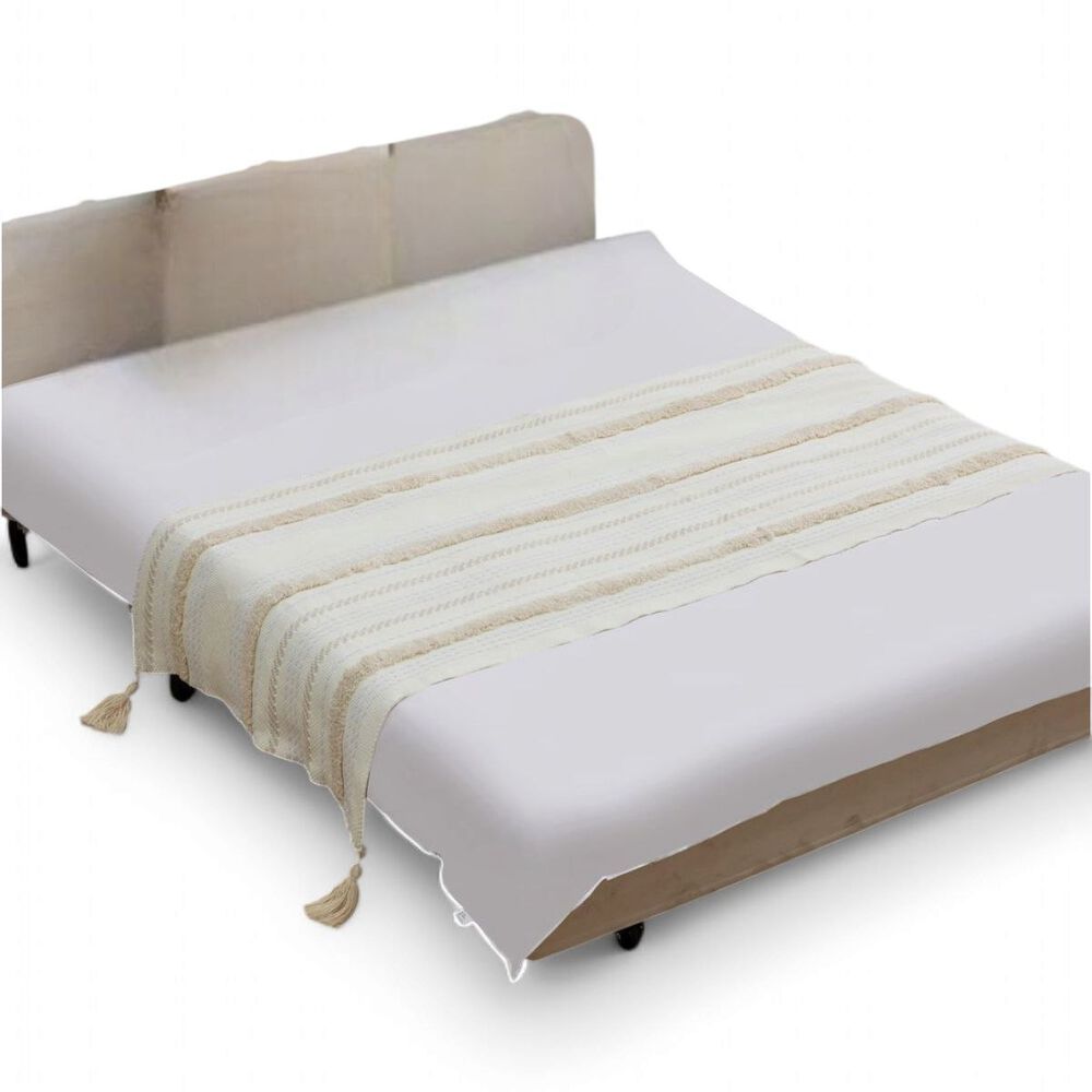 Piecera Boho Para King O Dos Plazas Pie De Cama Medida 210cm X 70cm Pb1-4 image number 0.0