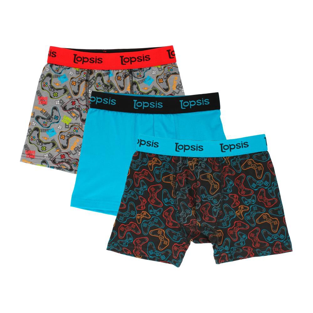 Pack Boxer Niño Topsis / 3 Unidades image number 0.0