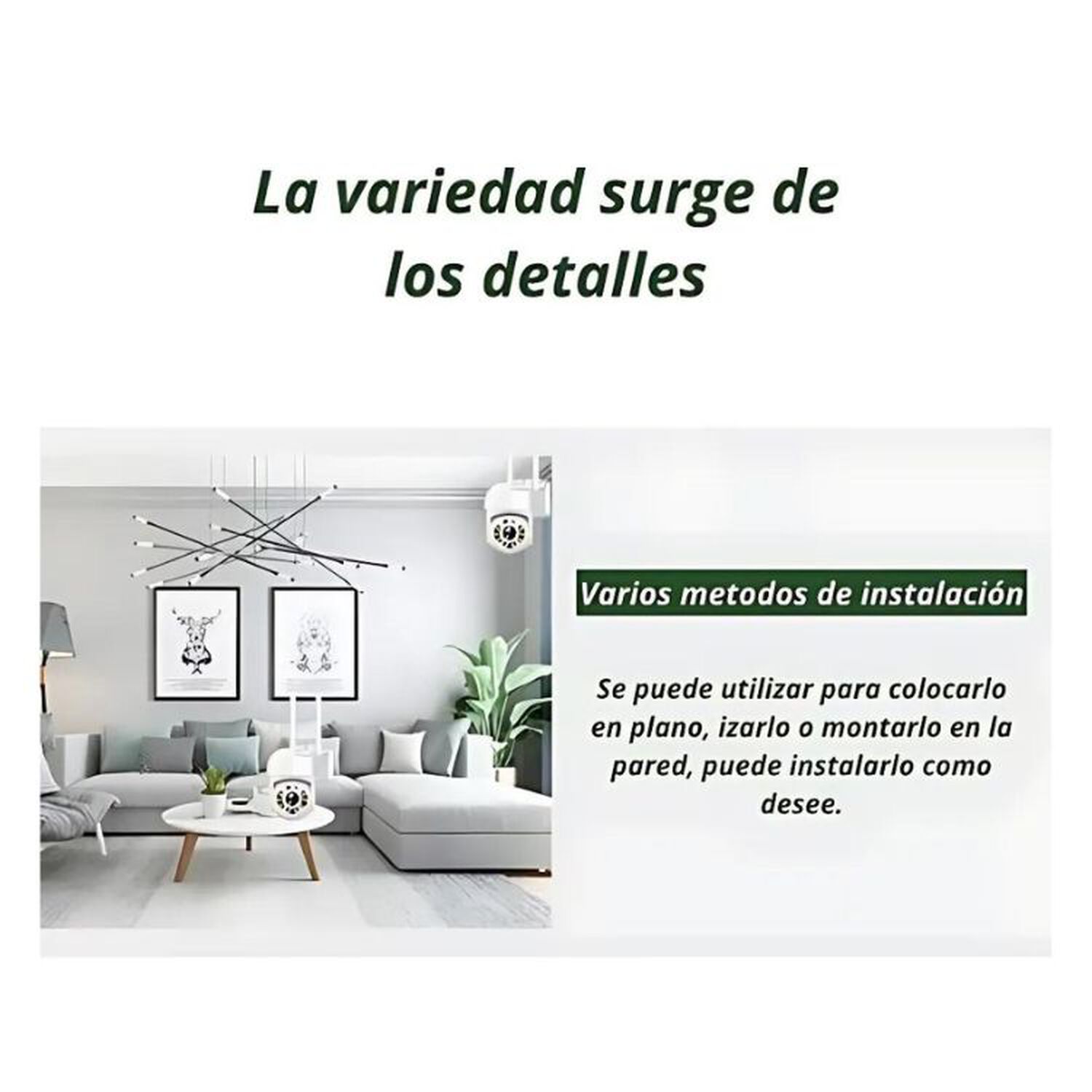 Camara Ptz Seguridad Smart Hd Wi-fi 360 Exterior Interior image number 6.0