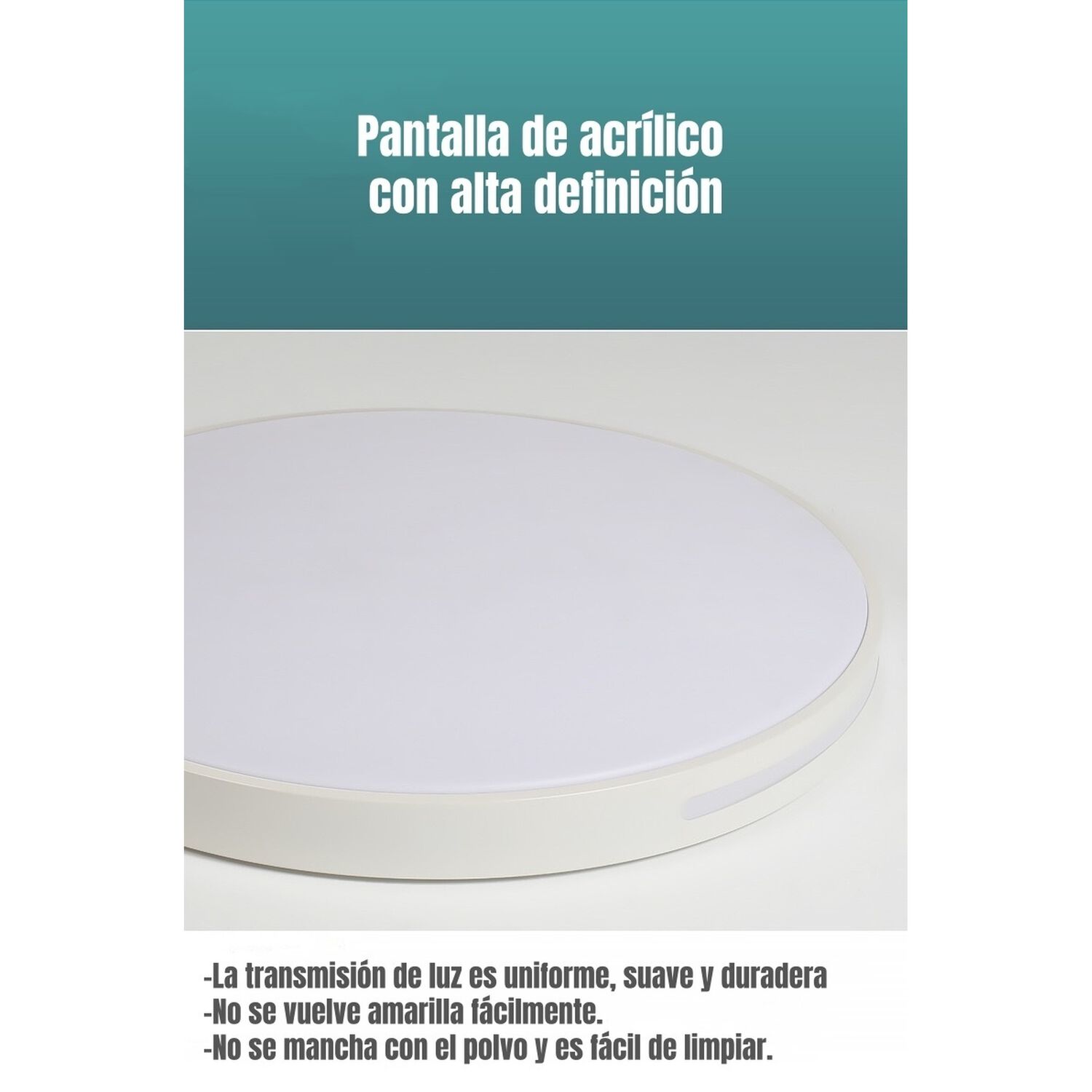L&aacute;mpara De Techo Led 50x50cm 36w By Lubabycas image number 2.0