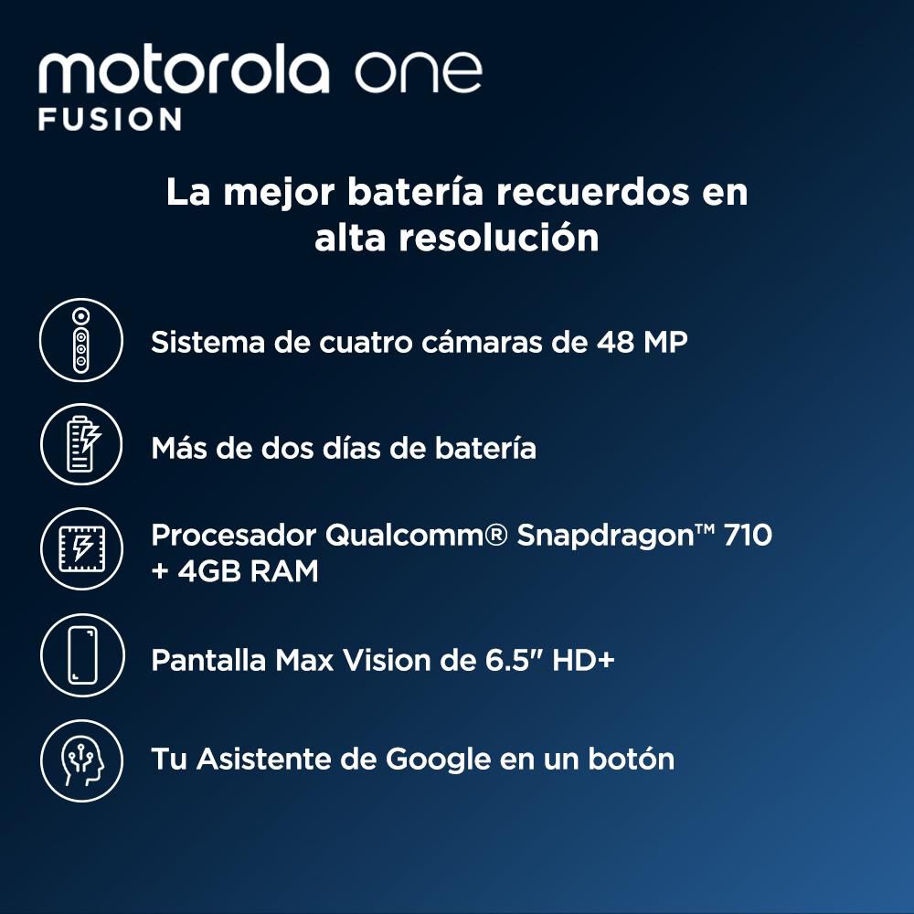 Smartphone Motorola One Fusion Azul / 128 Gb / Liberado image number 2.0