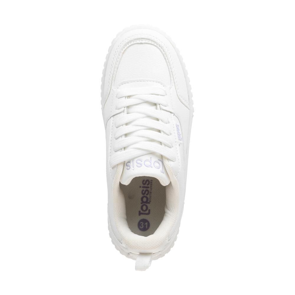 Zapatilla Infantil Niña Topsis Blanco image number 3.0