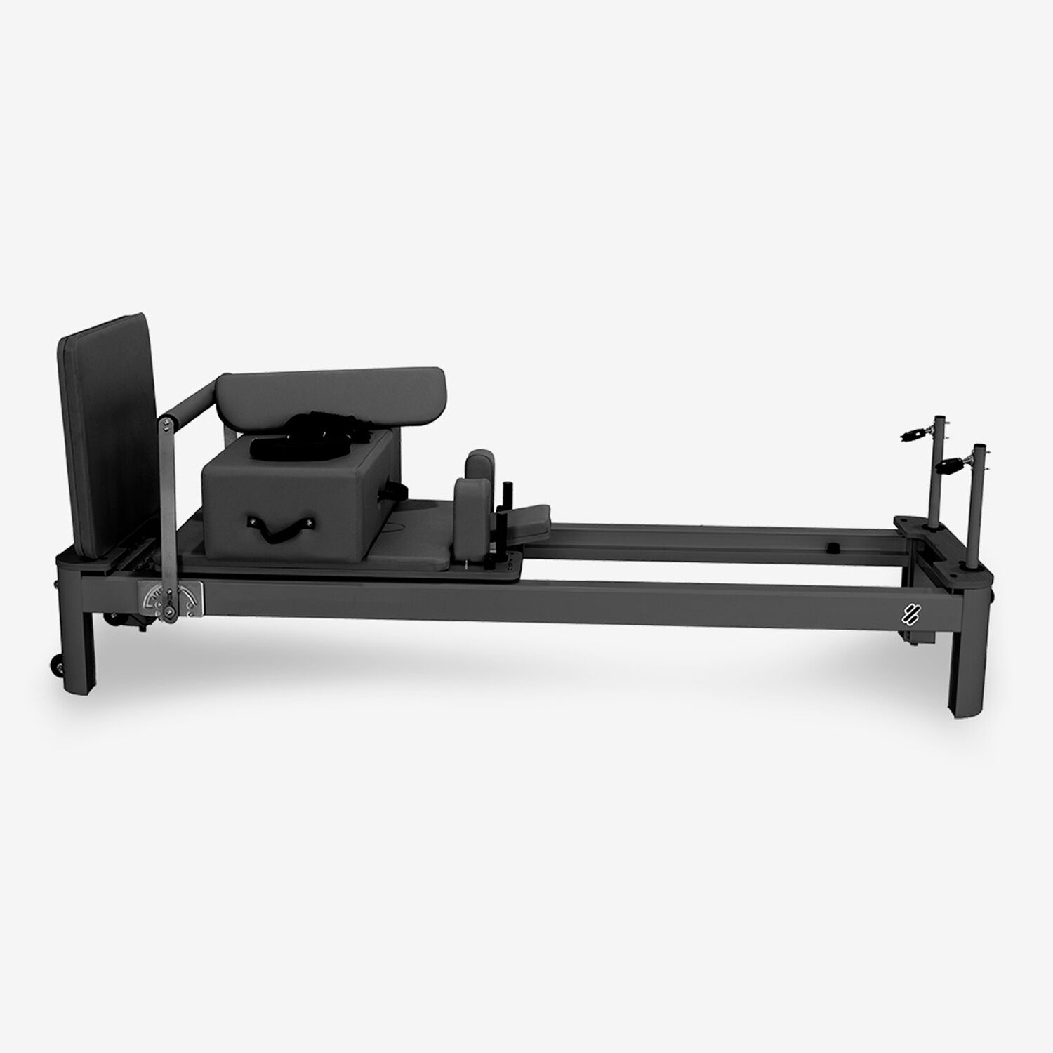 Pilates Reformer Aluminio R700 Elite - Negro image number 2.0