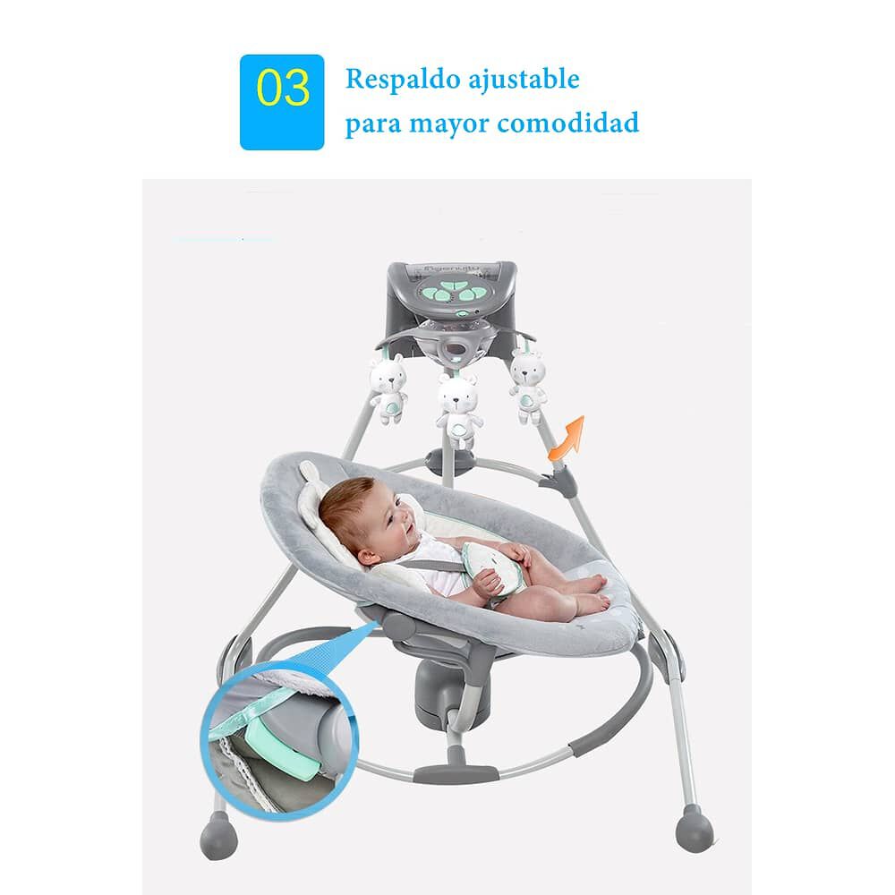 Columpio Mecedora Electrico 360&deg; Ingenuity Lubabycas image number 4.0