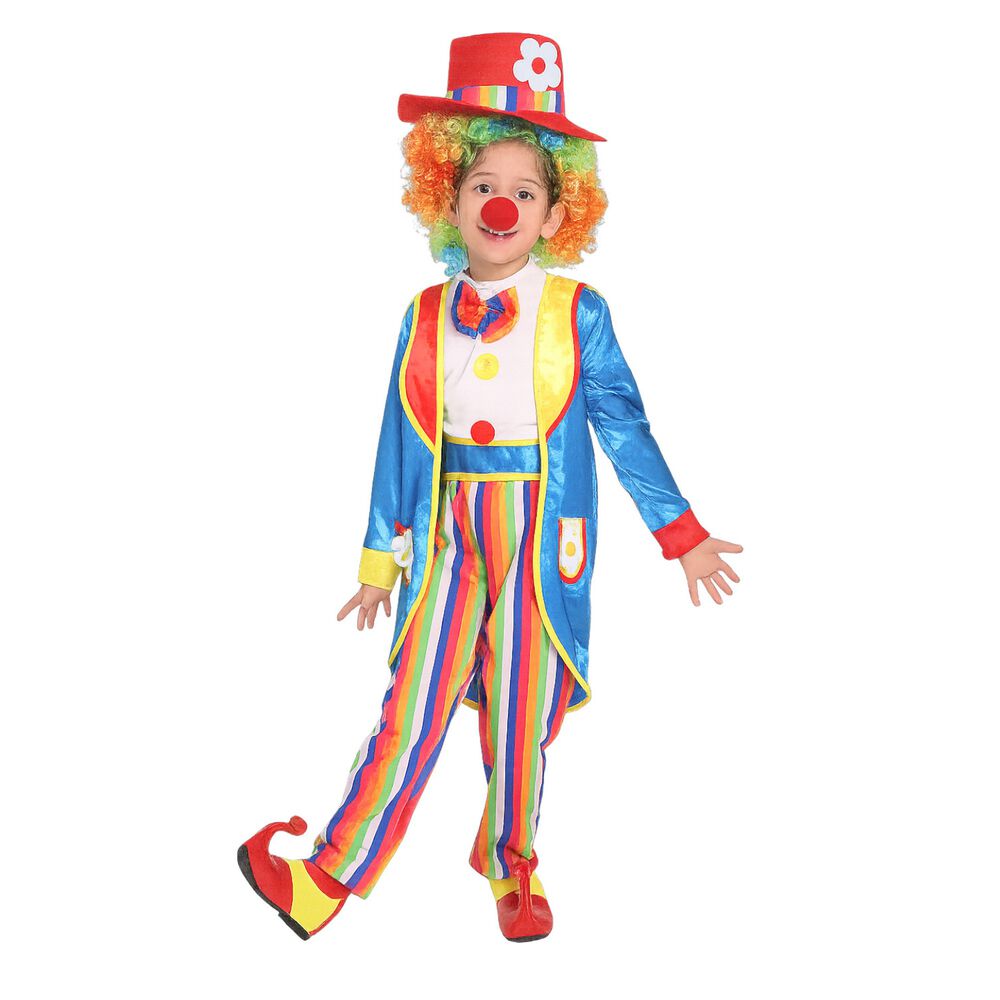 Disfraz Cosplay Payaso Buf&oacute;n Ni&ntilde;o image number 3.0
