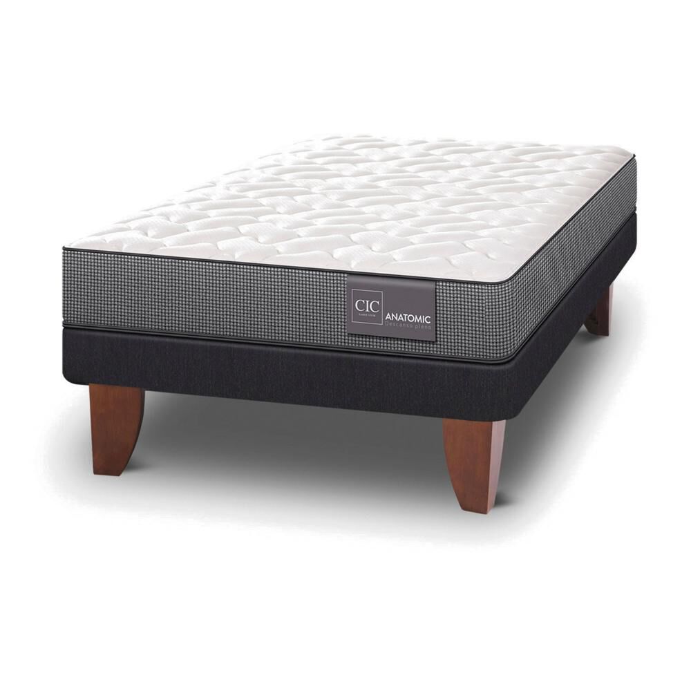 Cama Europea Cic Anatomic / 1.5 Plazas / Base Normal image number 2.0