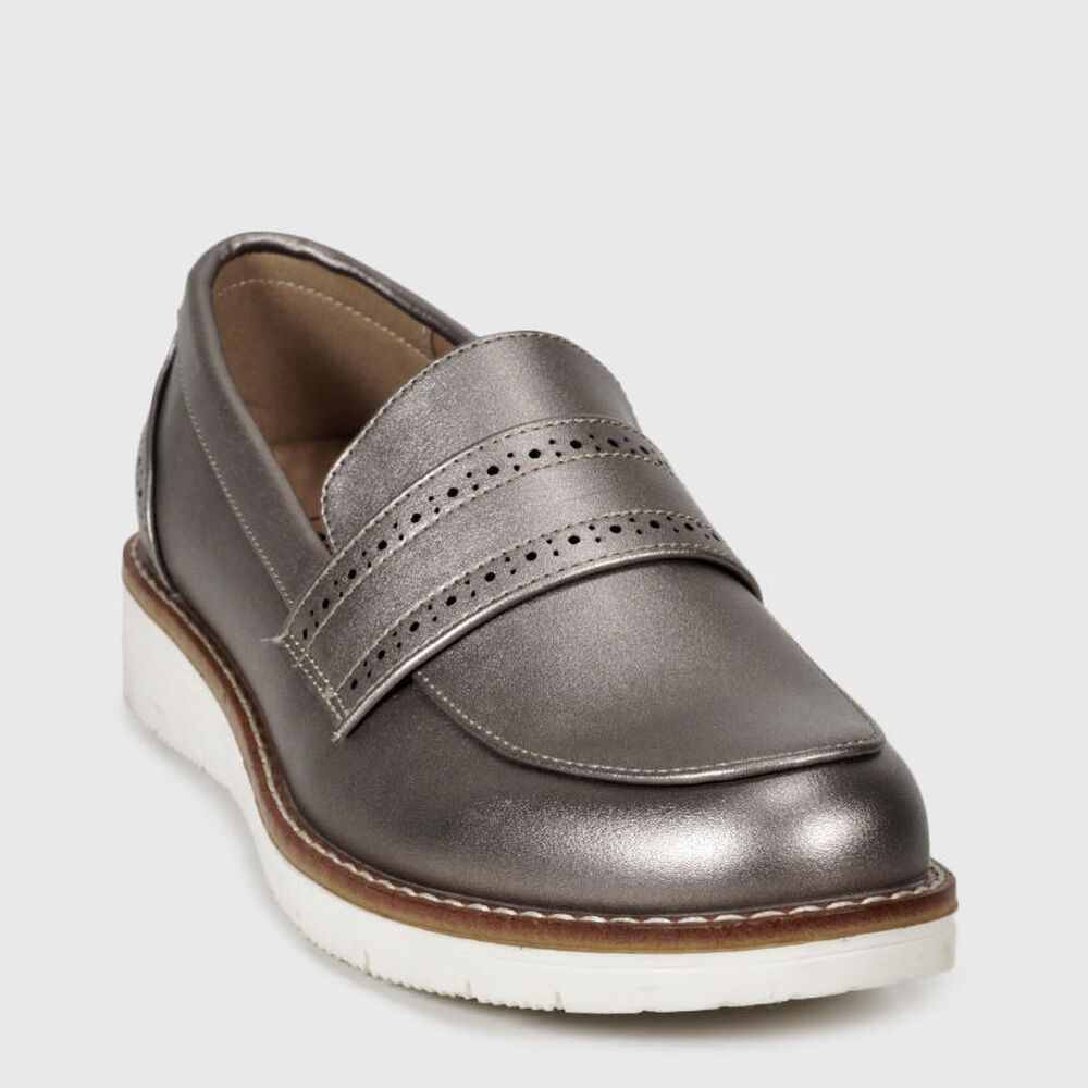 Mocasín Judith Plateado image number 2.0