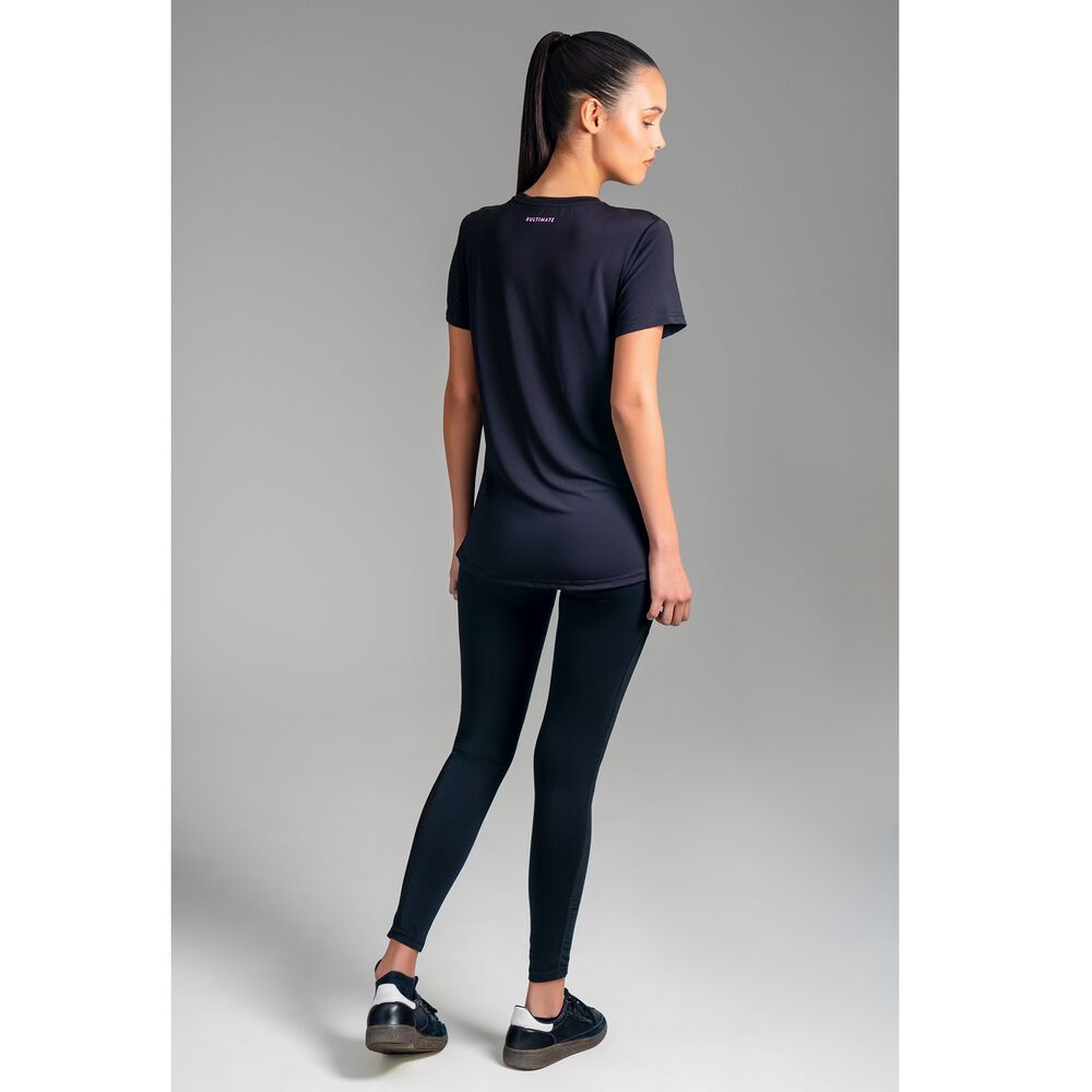 Ultimate Polera Mc Sport Mujer Black - Xs image number 3.0
