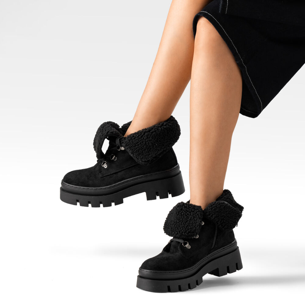 Botin Casual Mujer Plataforma Vintage Weide Hx503 image number 2.0