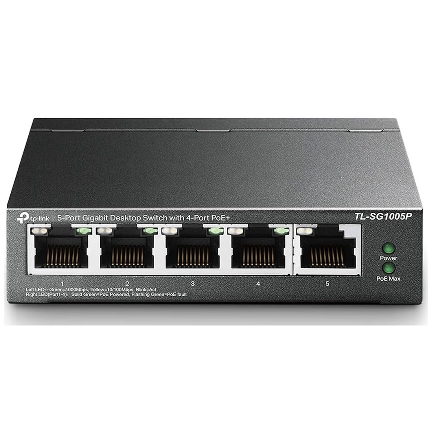 Switch De Sobremesa Con 5 Puertos Tp-link Tl-sg1005p image number 1.0