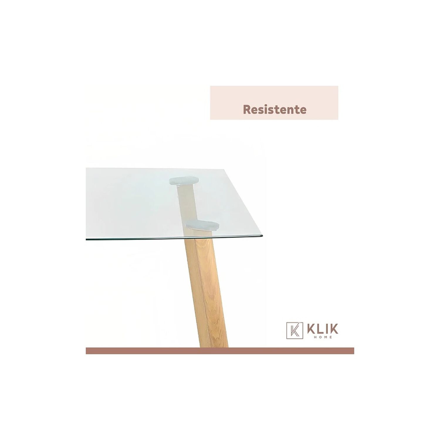 Comedor Mesa De Vidrio N&oacute;rdica 140x90cm + 6 Sillas Crossback Madera Negras image number 6.0