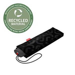 Paraguas Knirps+reisenthel Pocket Mini - Signature Black Hot Print