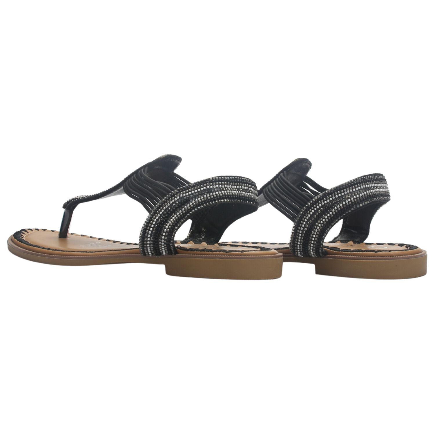 Sandalia Mujer Casual Negro Chalada Greca-67 image number 5.0