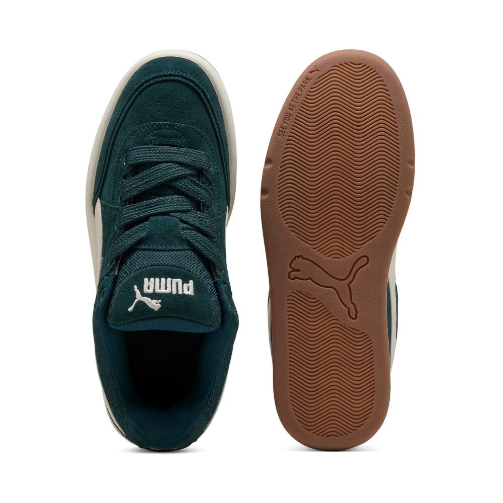 Zapatilla Urbana Unisex Puma Park Lifestyle Sk8 Sd Verde image number 3.0