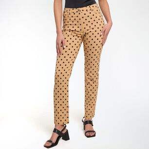Pantal&oacute;n Full Print Tiro Medio Skinny Mujer Kimera