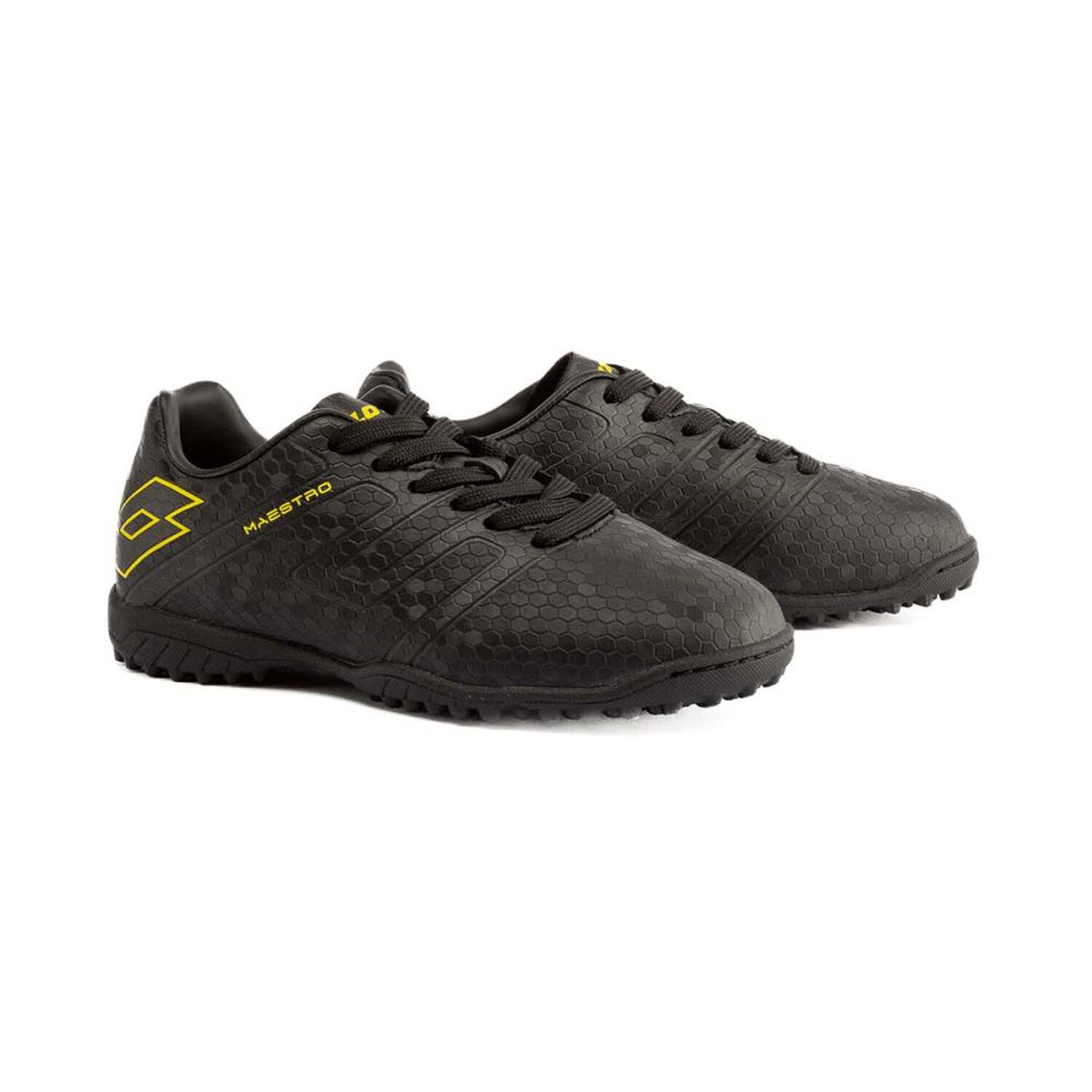 Zapatilla F&uacute;tbol Ni&ntilde;o Lotto Maestro Tf Jr Negro image number 1.0
