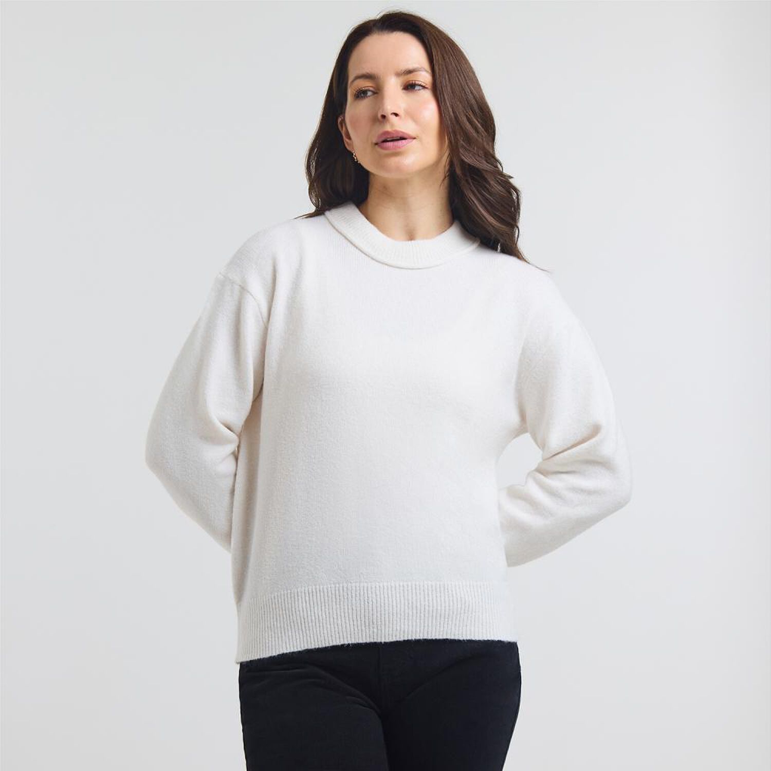 Sweater Regular Cuello Alto Mujer Geeps image number 0.0