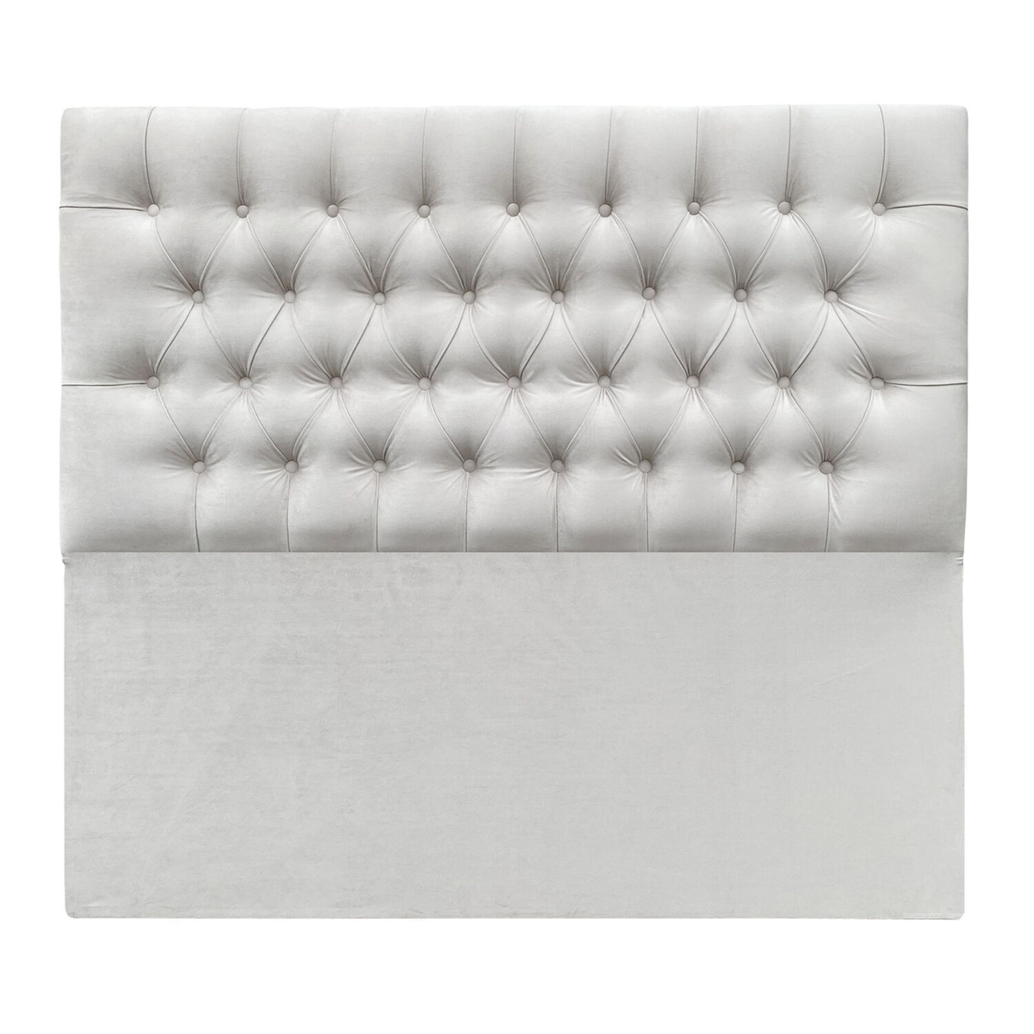 Respaldo De Cama Capiton&eacute; Premium Felpa Marf&iacute;l Super King image number 2.0