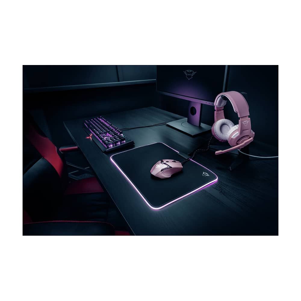 Mouse Gamer Rosado Trust Gxt 101p Retro-iluminado image number 1.0
