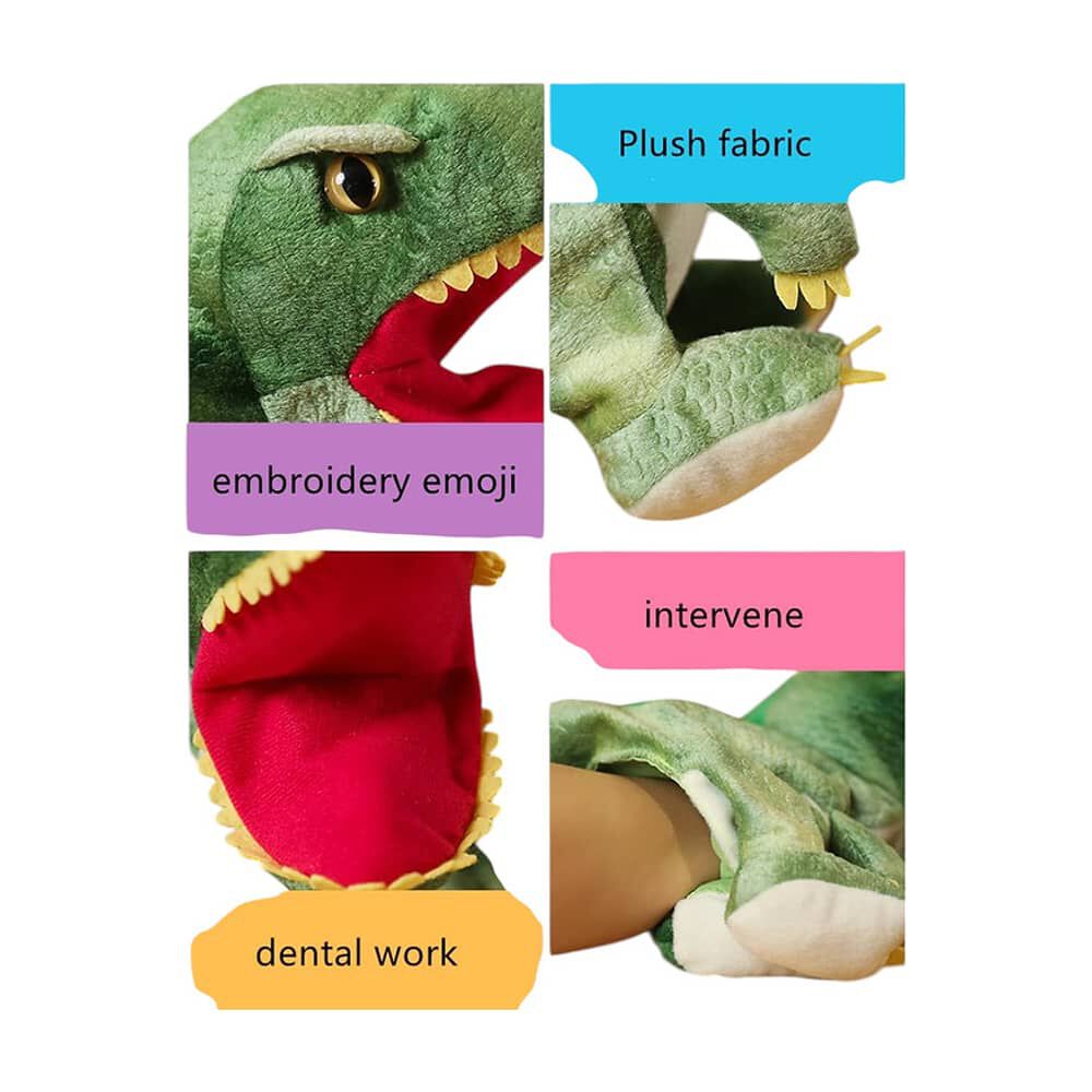 Peluche Titere Dinosaurio Verde image number 2.0