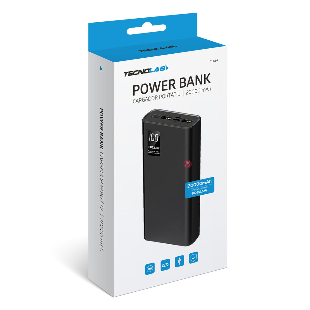 Power Bank 20000mah 22.5w Carga R&aacute;pida Y Display Led - Ps image number 2.0