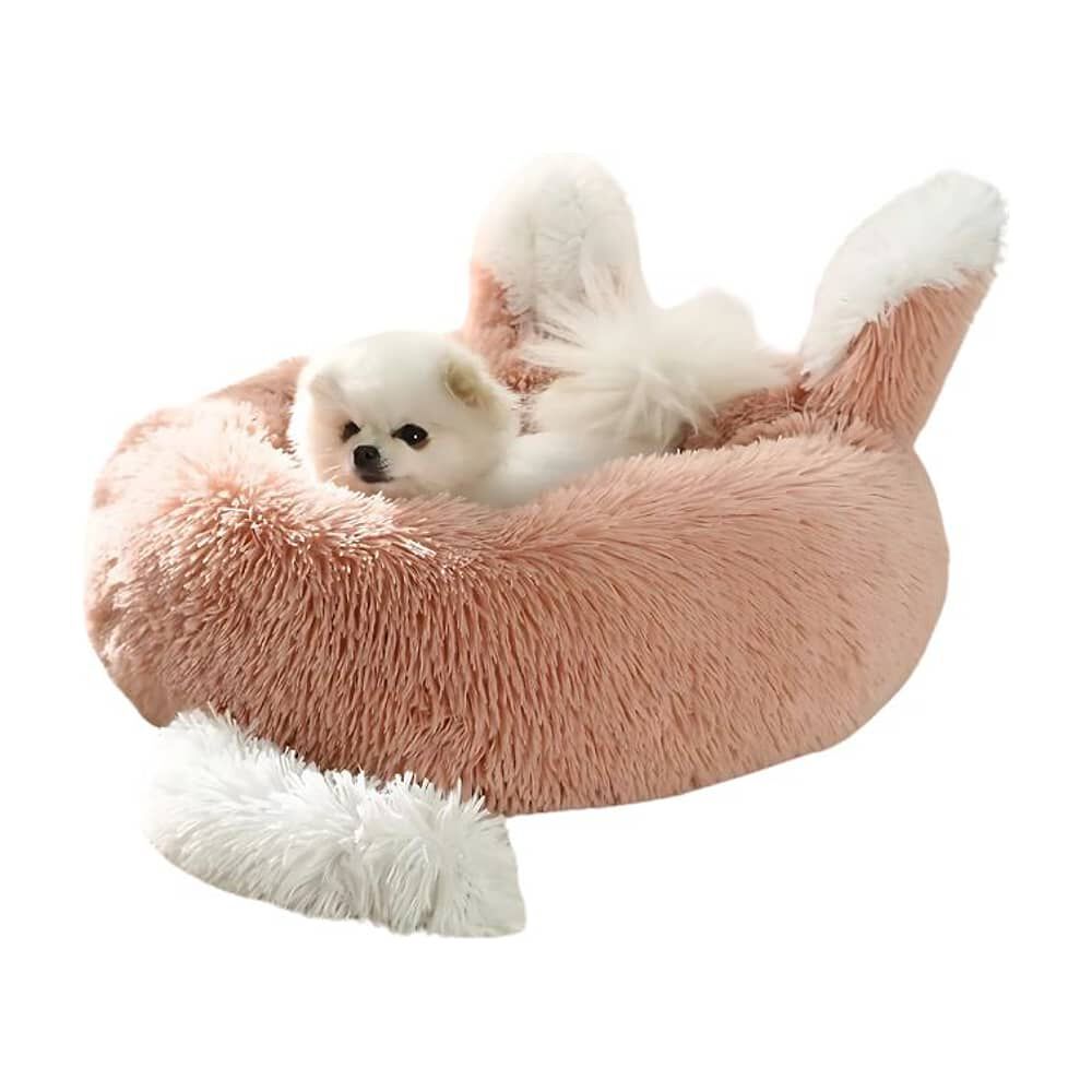 Cama Redonda Tipo Orejas Perros Y Gatos 50cm Antideslazante image number 0.0