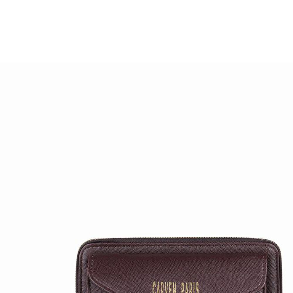 Billetera De Mujer Aria Café Carven image number 0.0