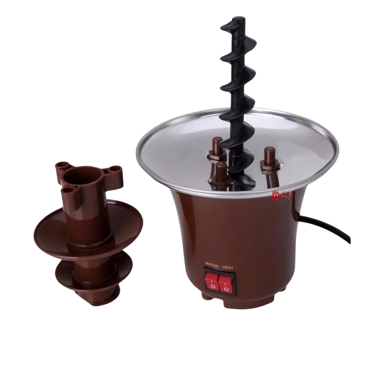 Fuente Derrite Chocolate 3 Niveles Para Fiestas Postres image number 2.0