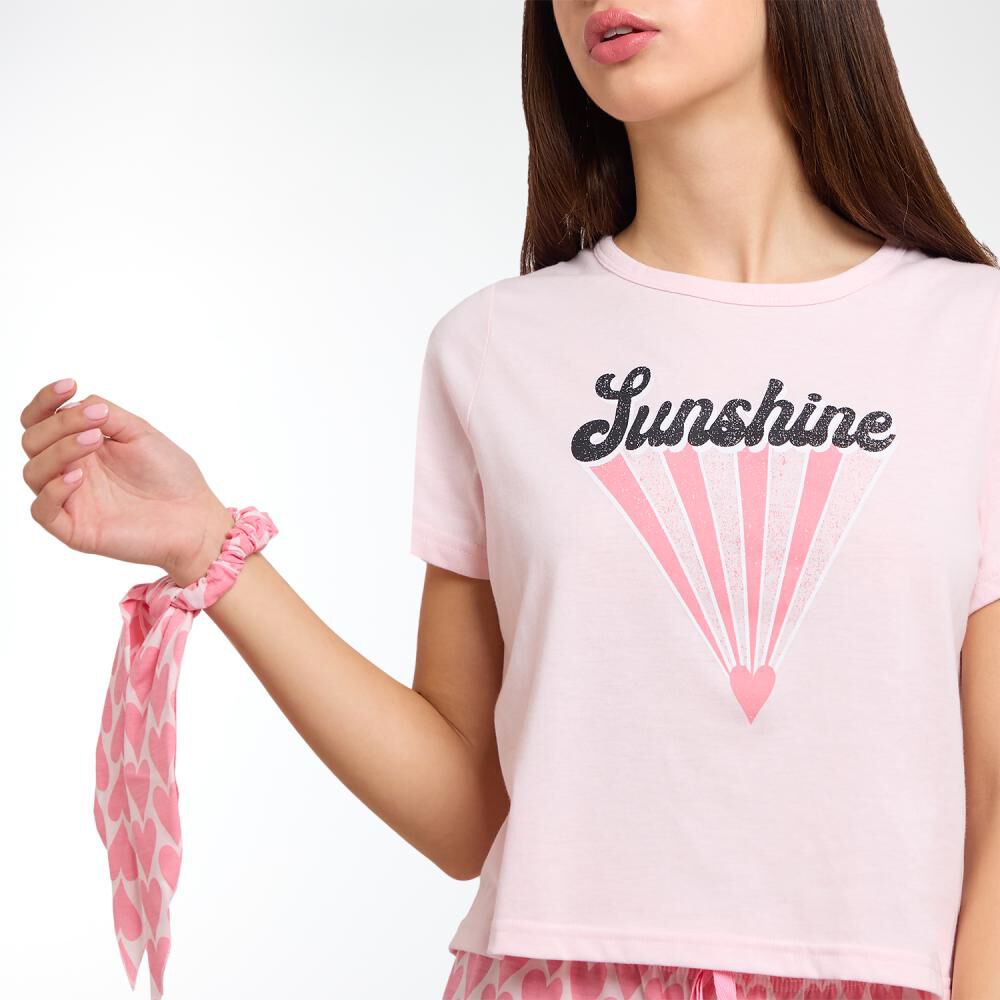 Pijama Manga Corta + Colet Mujer Freedom image number 4.0