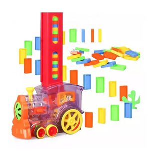 Juego De Bloques Tren Domin&oacute;