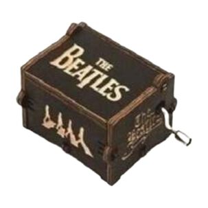 Caja Musical Negra The Beatles Let It Be