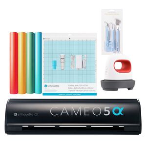 Nuevo Kit Inicio Silhouette Cameo 5 Alpha Black + Plancha Mini