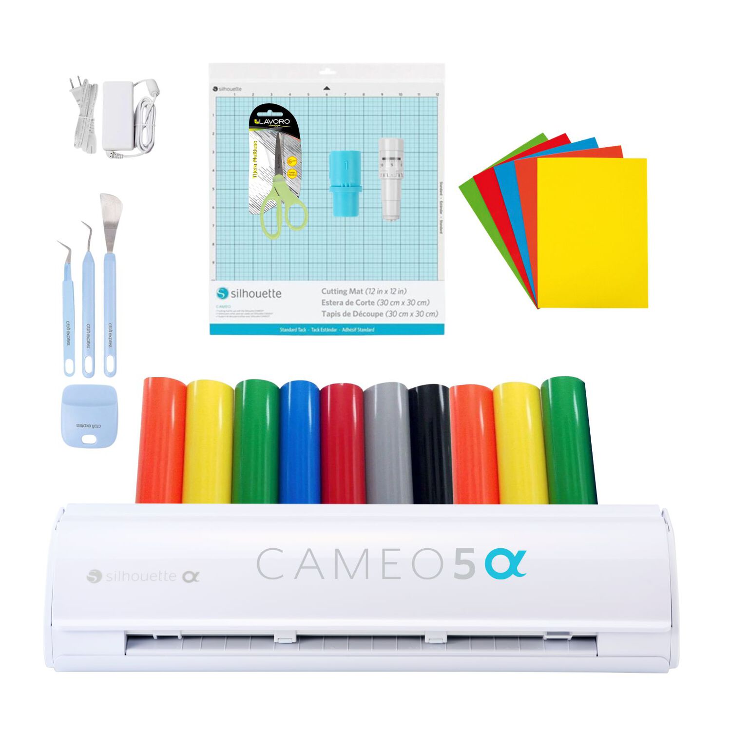 Kit Emprendedor Silhouette Cameo 5 Alpha White image number 0.0