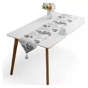 Camino De Mesa Bordado Medida 32x180cm Poliester Corredor