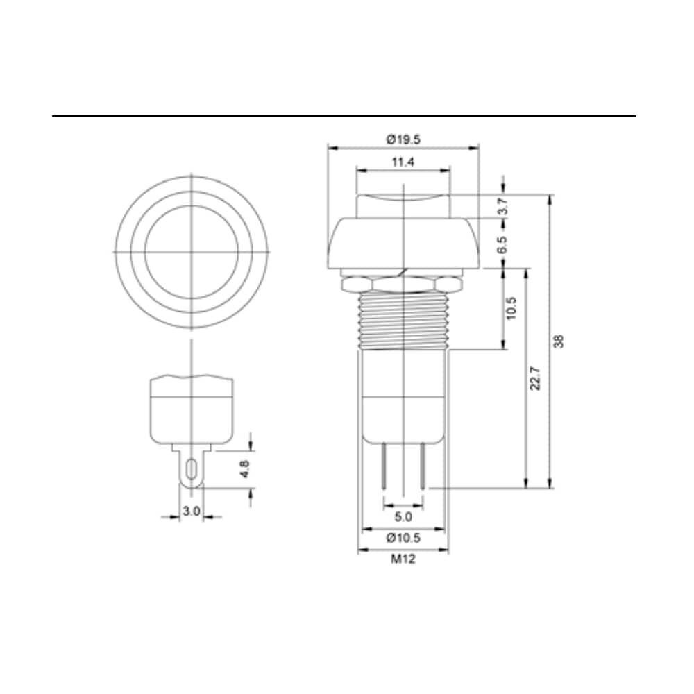 Interruptor Tipo Pulsador image number 2.0