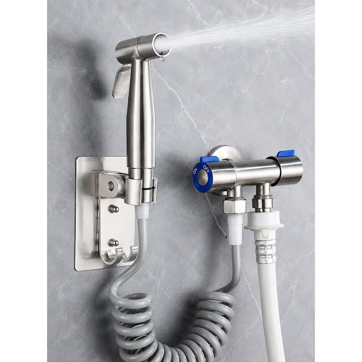 Ducha Bidet Para Wc Con Manguera Set Ba&ntilde;o Bathland image number 1.0